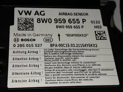 Автозапчастина б/у комплект подушки безпеки для audi a4 b9 (8w2, 8wc) 30 tdi mild hybrid посилання на oem iam 8w0969655p  0285015527