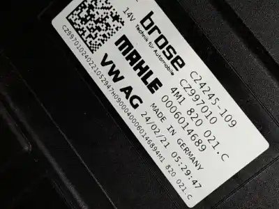 Pezzo di ricambio per auto di seconda mano ventola riscaldamento per audi a4 b9 (8w2, 8wc) 30 tdi mild hybrid riferimenti oem iam 4m1820021c  