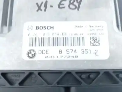 Second-hand car spare part ecu engine control for bmw x1 (e84) sdrive 18 d oem iam references 857435101 e3-a2-24-2 0281019854