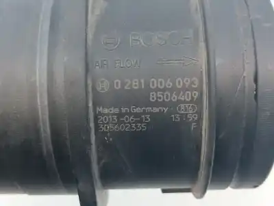 Second-hand car spare part flowmeter for bmw x1 (e84) sdrive 18 d oem iam references 8506409 e3-a2-29-2 0281006093