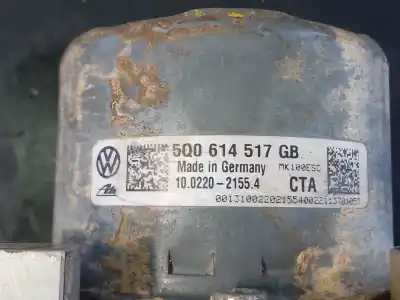 Pezzo di ricambio per auto di seconda mano abs per volkswagen tiguan (ad1, ax1) 2.0 tdi 4motion riferimenti oem iam 5q0614517gb p3-a8-12-4 