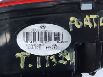 Автозапчастина б/у лівий задній ліхар в дверях для volkswagen tiguan (ad1, ax1) 2.0 tdi посилання на oem iam 5na945093f e1-b6-7-1 