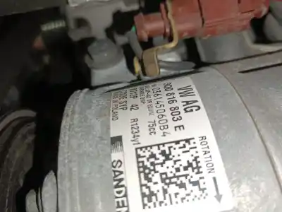 Автозапчасти б/у компрессор кондиционера воздуха за volkswagen t-cross (c11) 1.0 tsi ссылки oem iam 3q0816803e  