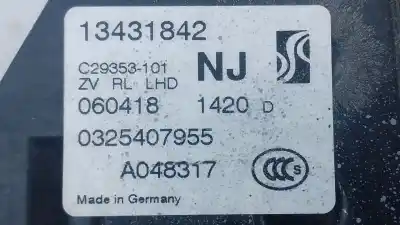 Peça sobressalente para automóvel em segunda mão fechadura da porta traseira esquerda por opel corsa e (x15) 1.4 (08, 68) referências oem iam 13431842 2-b6-5-1 a048317