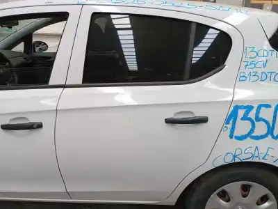 Автозапчасти б/у задняя левая дверь за opel corsa e (x15) 1.3 cdti (08, 68) ссылки oem iam 