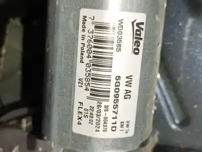 Автозапчастина б/у двигатель заднього склоочисника для seat ibiza v (kj1, kjg) 1.0 tsi посилання на oem iam 5g0955711d  