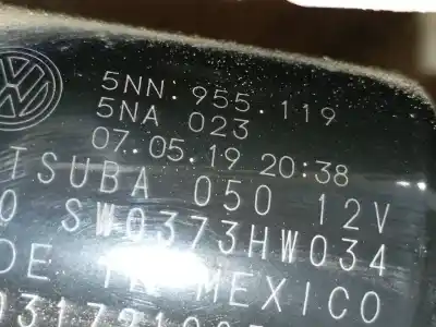 Peça sobressalente para automóvel em segunda mão motor do limpa para brisas por volkswagen tiguan allspace (bw2, bj2) 2.0 tsi 4motion referências oem iam 5nn955119