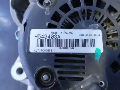 Second-hand car spare part alternator for bmw x6 (e71, e72) xdrive 40 d oem iam references 440255 p3-b5-25-1 h543403a