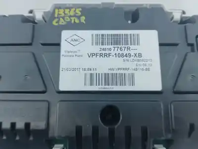 Second-hand car spare part dashboard for renault captur i (j5_, h5_) 1.5 dci 90 oem iam references 248107767r e2-a1-5-7 