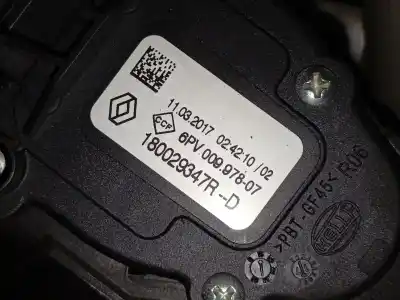 Second-hand car spare part accelerator pedal for renault captur i (j5_, h5_) 1.5 dci 90 oem iam references 180029347r