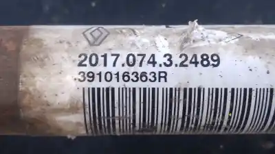 Peça sobressalente para automóvel em segunda mão transmissão dianteira esquerda por renault captur i (j5_, h5_) 1.5 dci 90 referências oem iam 391016363r p1-a6-38 