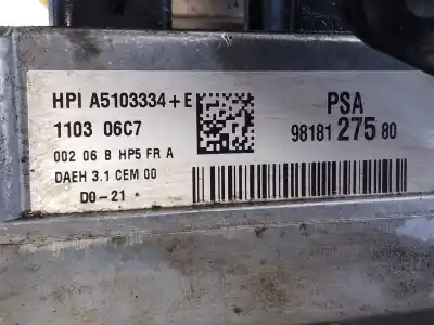 Автозапчастина б/у насос керма для citroen jumpy furgón (v_) 1.6 bluehdi 115 посилання на oem iam 9818127580  