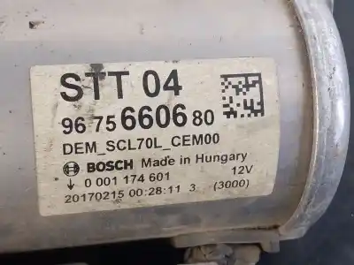 Автозапчастина б/у двигун запускається для citroen jumpy furgón (v_) 1.6 bluehdi 115 посилання на oem iam 9675660680 p3-b8-5-1 0001174601