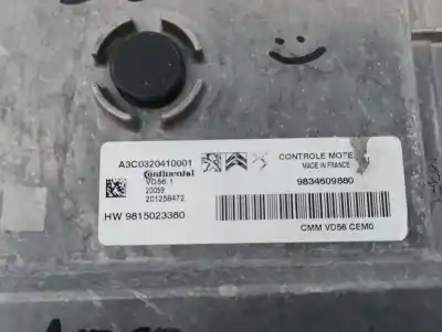Автозапчастина б/у ебу контролер двигуна для citroen c5 aircross (a_) 1.2 puretech 130 (arhnsj) посилання на oem iam 9834699880 e3-b2-28-4 a3c0320410001