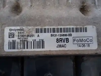 Автозапчасти б/у блок управления двигателем за ford transit v363 furgón (fcd, fdd) 2.2 tdci rwd ссылки oem iam bk3112a650bb e3-b3-30-4 s180146251
