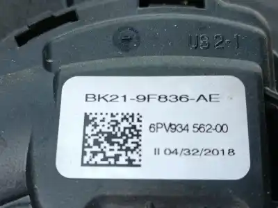 Second-hand car spare part accelerator pedal for ford transit v363 furgón (fcd, fdd) 2.0 ecoblue oem iam references bk219f836ae  7pv93456200