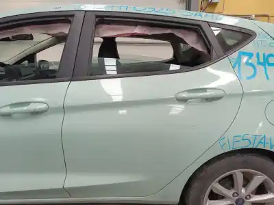 Peça sobressalente para automóvel em segunda mão PORTA DO AUTOMÓVEL TRASEIRA ESQUERDA por FORD FIESTA VII (HJ, HF) 1.1 TI-VCT Referências OEM IAM   