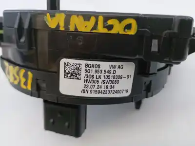Автозапчасти б/у кольцо подушки безопасности за skoda octavia iv combi (nx5) 2.0 tdi ссылки oem iam 5q1953549d e2-a1-40-2 