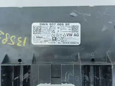 Peça sobressalente para automóvel em segunda mão módulo de confort / bsi /bcm por skoda octavia iv combi (nx5) 2.0 tdi referências oem iam 5wa937086be e2-a1-38-7 