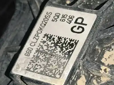 Автозапчастина б/у задній правий гальмівний супорт для volkswagen t-roc (a11, d11) 2.0 tdi scr посилання на oem iam 5q0615406gp  