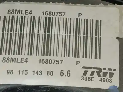 Автозапчасти б/у тормозной серво за peugeot 208 i (ca_, cc_) 1.2 vti 82 ссылки oem iam 9811514380