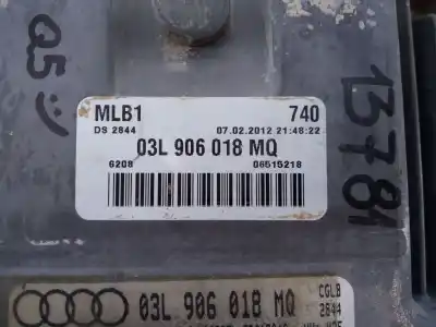 Second-hand car spare part ecu engine control for audi q5 (8rb) 2.0 tdi quattro oem iam references 03l906018mq e2-a1-30-7 0281017838