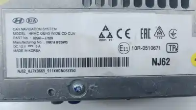Second-hand car spare part gps navigation system for kia ceed (cd) 1.4 t-gdi oem iam references 10r0510671 e3-a3-19-1 