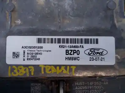 İkinci el araba yedek parçası ecu motor kontrol cihazi için ford transit custom v362 autobús (f3) 2.0 ecoblue oem iam referansları kk2112a650fa e3-b3-35-4 a3c02351200