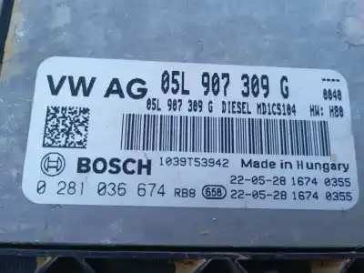 Автозапчасти б/у блок управления двигателем за volkswagen crafter furgón (sy_, sx_) 2.0 tdi rwd ссылки oem iam 05l907309g e2-a1-30-7 0281036674