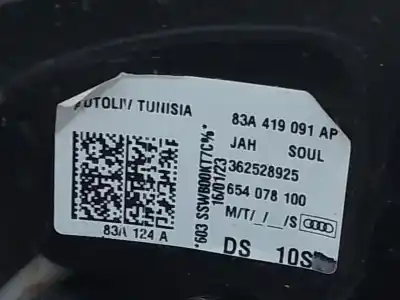 Recambio de automóvil de segunda mano de volante para audi q3 sportback (f3n) 45 tfsi e referencias oem iam 83a419091ap e1-b6-27-2 