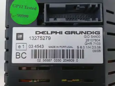 Автозапчастина б/у багатофункційний дисплей для opel corsa d cosmo посилання на oem iam 13275279 e3-a5-28-2 28107804