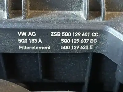 Автозапчасти б/у воздушный фильтр за skoda scala (nw1) 1.5 tsi ссылки oem iam 5q0129601cc  5q0129607bg