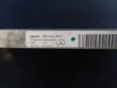 Автозапчастина б/у водяний радіатор для mercedes-benz glc (x253) 220 d 4-matic (253.905, 253.903) посилання на oem iam a0995002003 p2-a6-23 