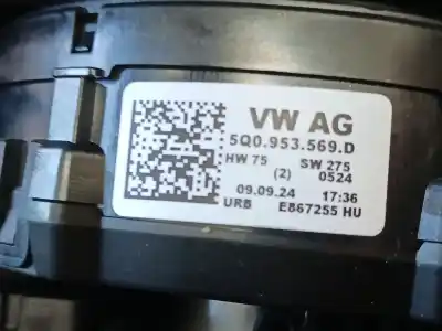 Автозапчасти б/у кольцо подушки безопасности за skoda scala (nw1) 1.5 tsi ссылки oem iam 5q0953569d