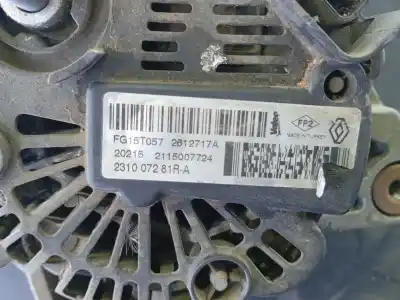 Автозапчасти б/у генератор за dacia duster ambience 4x2 ссылки oem iam 231007281r p3-a5-10-3 fg15t057