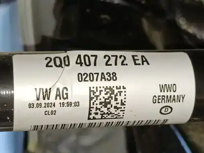 Автозапчастина б/у передня права трансмісія для skoda scala (nw1) 1.5 tsi посилання на oem iam 2q0407272ea  