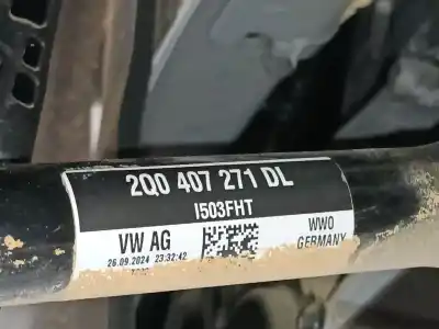 Автозапчастина б/у передня ліва трансмісія для skoda scala (nw1) 1.5 tsi посилання на oem iam 2q0407271dl  