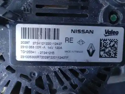 Автозапчастина б/у генератор для renault captur ii (hf_) tce 130 (hfmf) посилання на oem iam 231005300r p3-b6-13-2 tg12s341