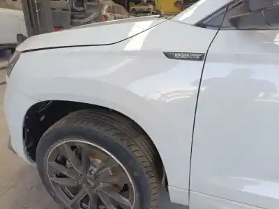 Автозапчасти б/у левое переднее крыло за skoda karoq (nu7, nd7) 2.0 tdi ссылки oem iam   