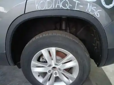 Tweedehands auto-onderdeel linker spatbord achter voor skoda kodiaq (ns7, nv7, ns6) 2.0 tdi oem iam-referenties 