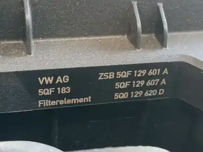 Автозапчастина б/у повітряний фільтр для skoda kodiaq (ns7, nv7, ns6) 2.0 tdi посилання на oem iam 5qf129601a  5qf129607a