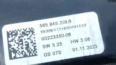 Автозапчастина б/у правий ліхтар для skoda kodiaq (ns7, nv7, ns6) 2.0 tdi посилання на oem iam 565945208b e1-a5-14-1 