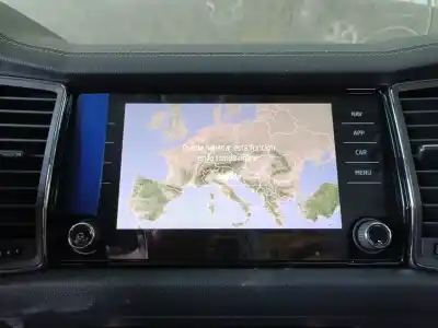 Tweedehands auto-onderdeel gps-navigatiesysteem voor skoda kodiaq (ns7, nv7, ns6) 2.0 tdi oem iam-referenties 