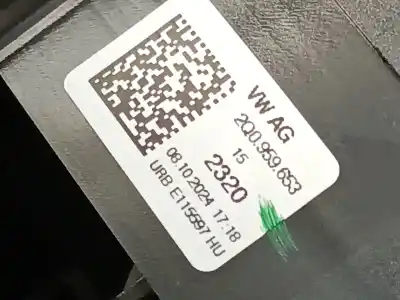 Second-hand car spare part air bag ring for skoda fabia iv (pj3) 1.0 mpi oem iam references 2q0959653 Second-hand car spare part air bag ring for skoda fabia iv (pj3) 1.0 mpi oem iam references 2q0959653