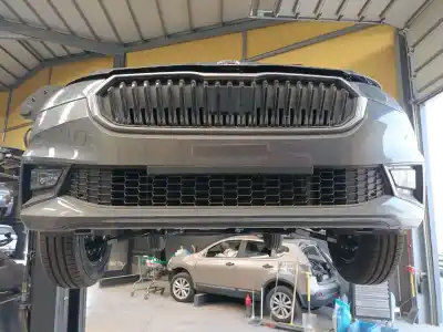 Second-hand car spare part front bumper for skoda fabia iv (pj3) 1.0 mpi oem iam references  Second-hand car spare part front bumper for skoda fabia iv (pj3) 1.0 mpi oem iam references