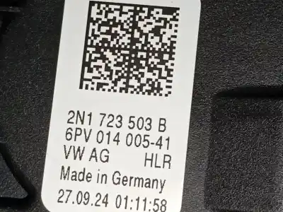 Second-hand car spare part ACCELERATOR PEDAL for VOLKSWAGEN CRAFTER FURGÓN (SY_, SX_) 2.0 TDI OEM IAM references 2N1723503B  