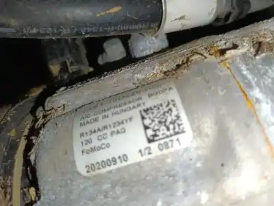 Second-hand car spare part air conditioning compressor for ford puma (j2k, cf7) 1.0 ecoboost mhev oem iam references jx6119d629hb  