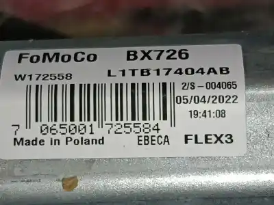 Second-hand car spare part rear windshield wiper motor for ford puma (j2k, cf7) 1.0 ecoboost oem iam references l1tb17404ab  bx726