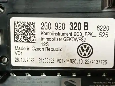 Second-hand car spare part dashboard for volkswagen t-cross (c11) 1.0 tsi oem iam references 2g0920320b e2-a1-18-2 