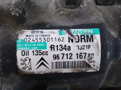 Second-hand car spare part air conditioning compressor for citroen c4 picasso monospace oem iam references 9671216780 p3-a1-25-2  Second-hand car spare part air conditioning compressor for citroen c4 picasso monospace oem iam references 9671216780 p3-a1-25-2